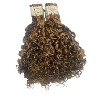 Cabelo Cacheado Bio Vegetal Sleek 320gr 80cm Envio Imediato - R$ 165