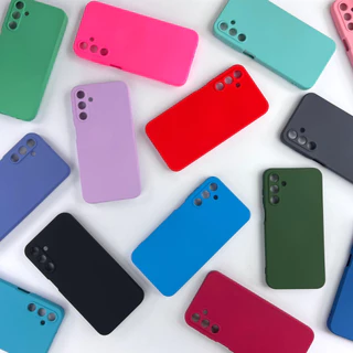Capinha Para Samsung A15 / Capa Case Silicone Aveludada Colorida Forrada (CF26)