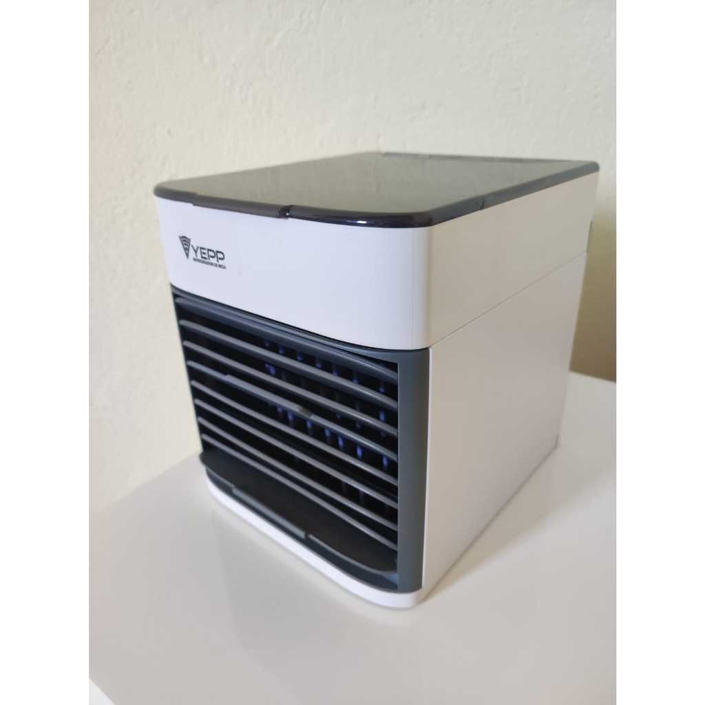 Climatizador portátil mini climatizadores portátiles Melhor Preço Ar  condicionado portátil usb 3 velocidades gris