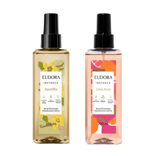 Body Splash Baunilha e Lima Rosa, Ameixa e Praliné Eudora