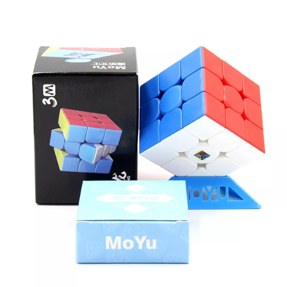Bukefuno Moyu Meilong 4 x 4 m Cube magique magnétique sans autocollant MFJS Meilong 4 x 4 x 4 m Cube magique magnétique 4 x 4 m