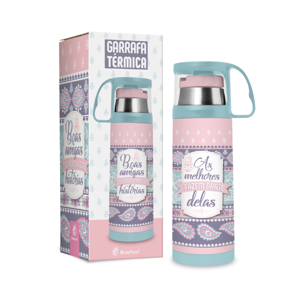 Garrafa Térmica Para Beber Café De 350ml - Boas Amigas Conhecem Nossas ...