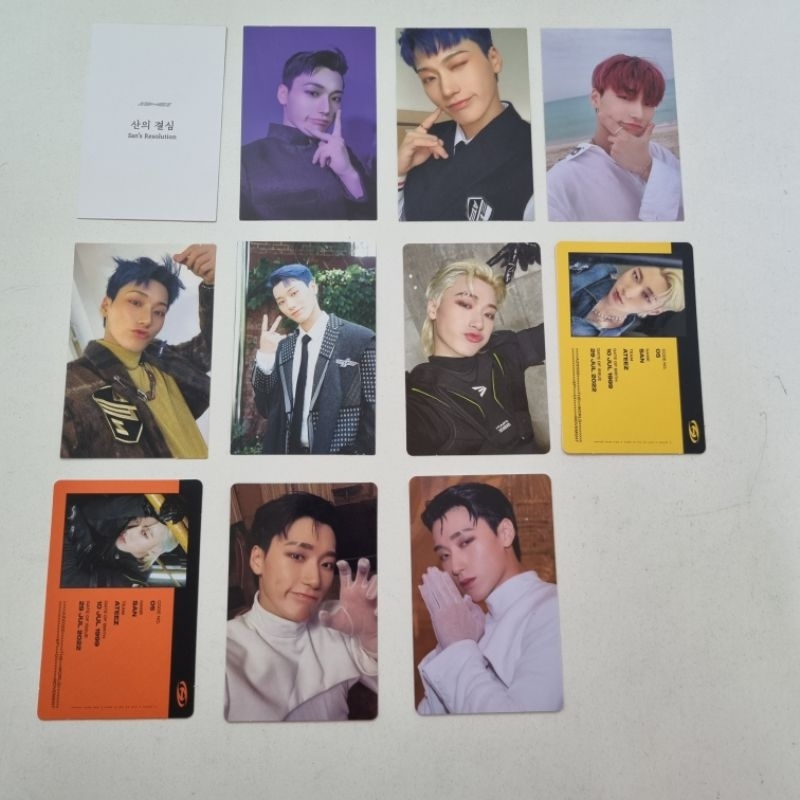 Ateez San Photocard | Shopee Brasil