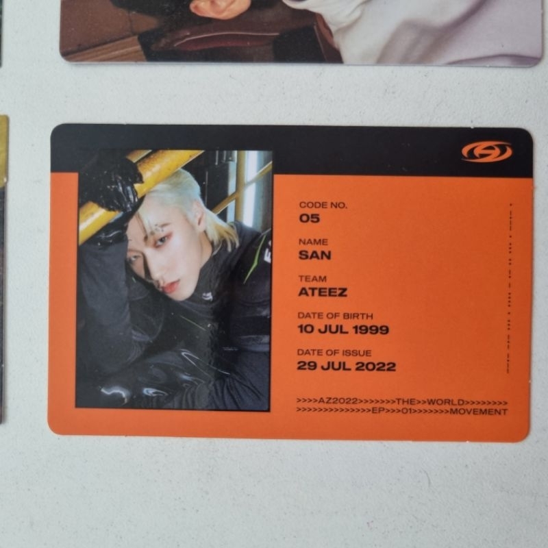Ateez San Photocard | Shopee Brasil