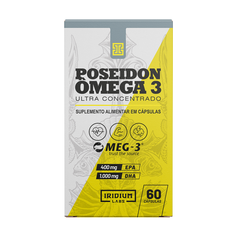 Ômega 3 Poseidon Ultra Concentrado 60 cápsulas - Iridium Labs | Shopee ...