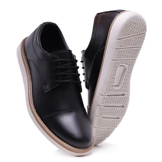 Sapato Social Casual Masculino Oxford Derby Confortavel