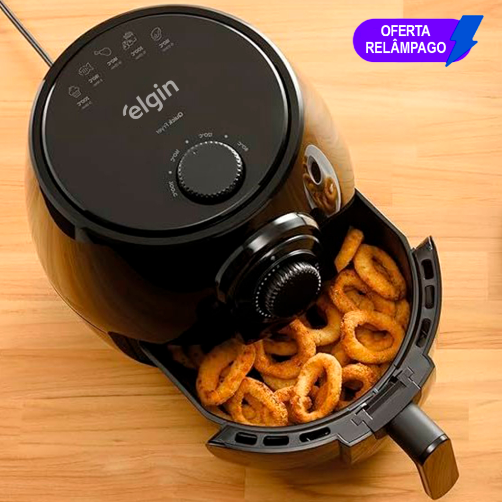 Fritadeira Elétrica Sem Óleo Air Fryer Elgin Start Fry 3,5l