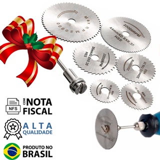 Kit Mini Disco Serra Circular Micro Retifica Furadeira Profissional