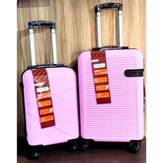 vidaXL Conjunto de malas de viagem estojo rígido 2 pcs ABS rosa