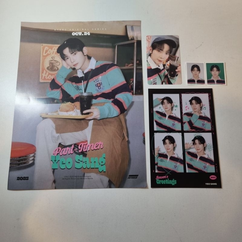 Ateez Season Greetings 2023 Kits individuais | Shopee Brasil
