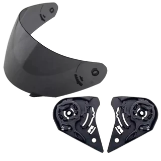 Viseira Capacete Norisk Ff391 Razor Ls2 Ff369 Fume AntiRisco Com Kit Reparo Suporte