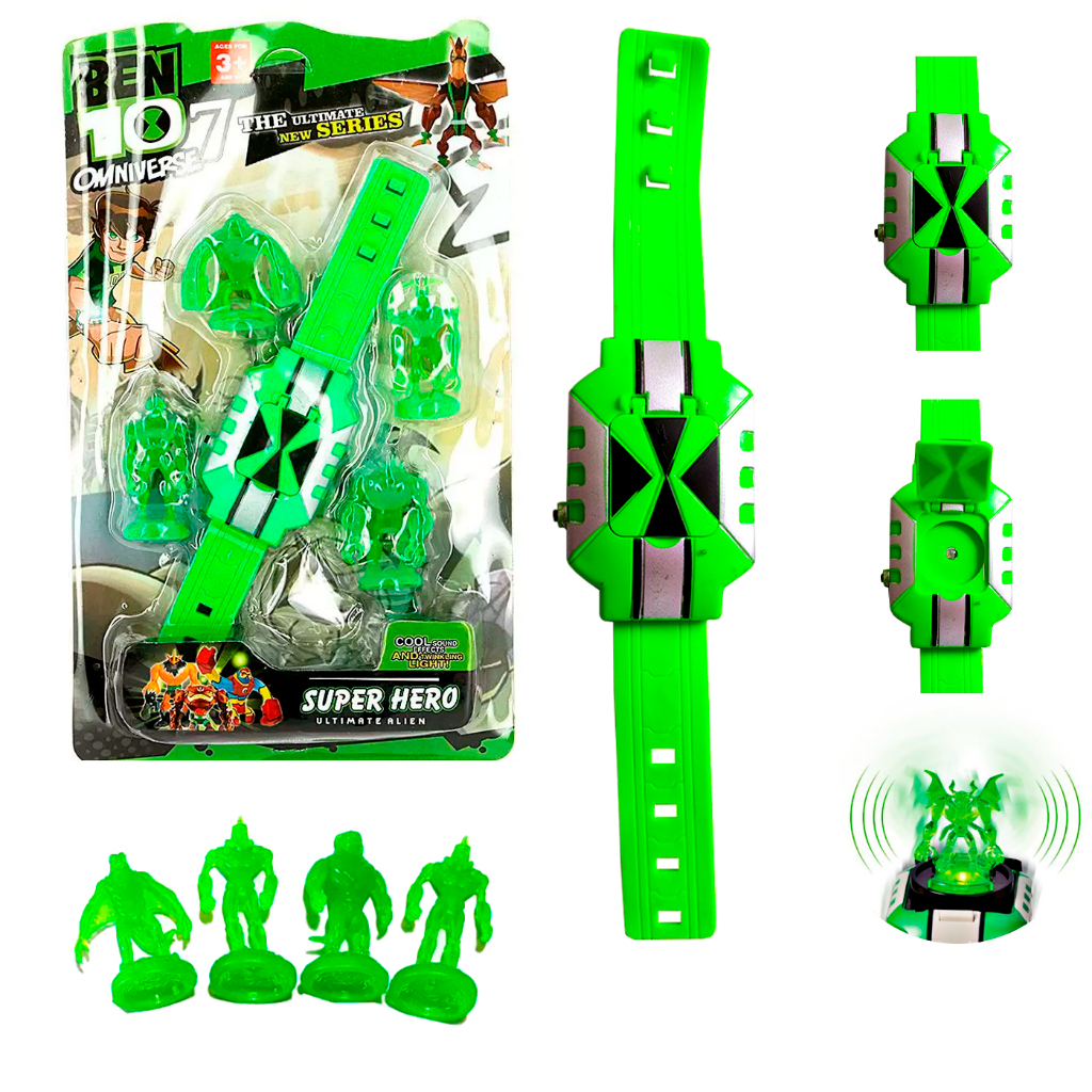 Relógio Ben 10 Omnitrix C/ Luz E Som Omniverse Brinquedo | Shopee Brasil