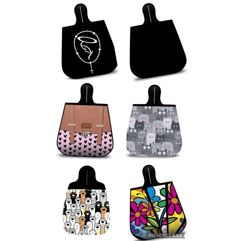 Lixeira Lixinho Para Carro Lixocar Neoprene Estampas Acessorio Para Carro