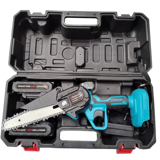 Mini Moto Serra Eletrica 6 Polegadas com Duas Baterias 1500w ótima Qualidade