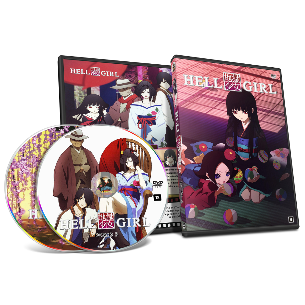 Dvd Jigoku Shoujo / Hell Girl Legendado 4 Temporadas | Shopee Brasil