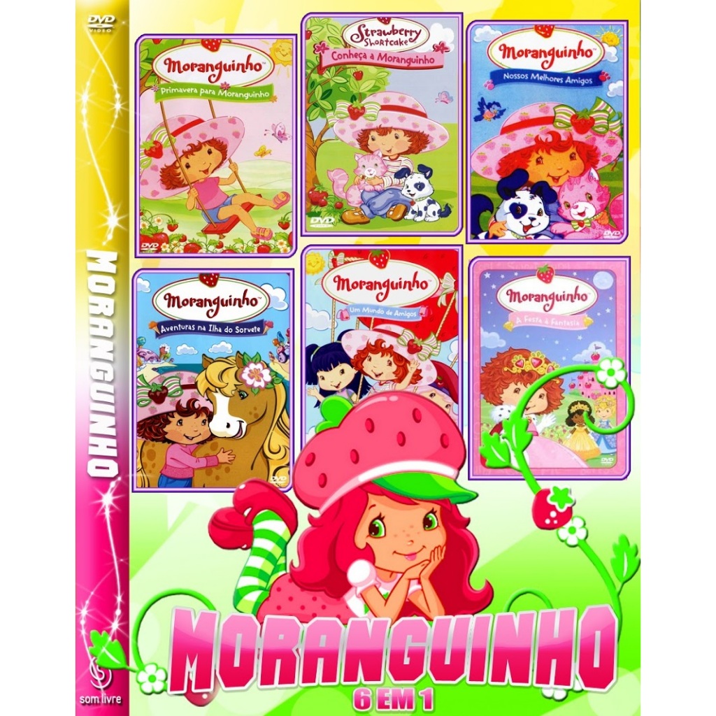 Coleção Desenho Infantil Moranguinho 6 em 1 | Shopee Brasil