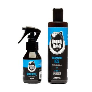 Kit Shampoo Antiqueda e Tônico Capilar Barba de Urso