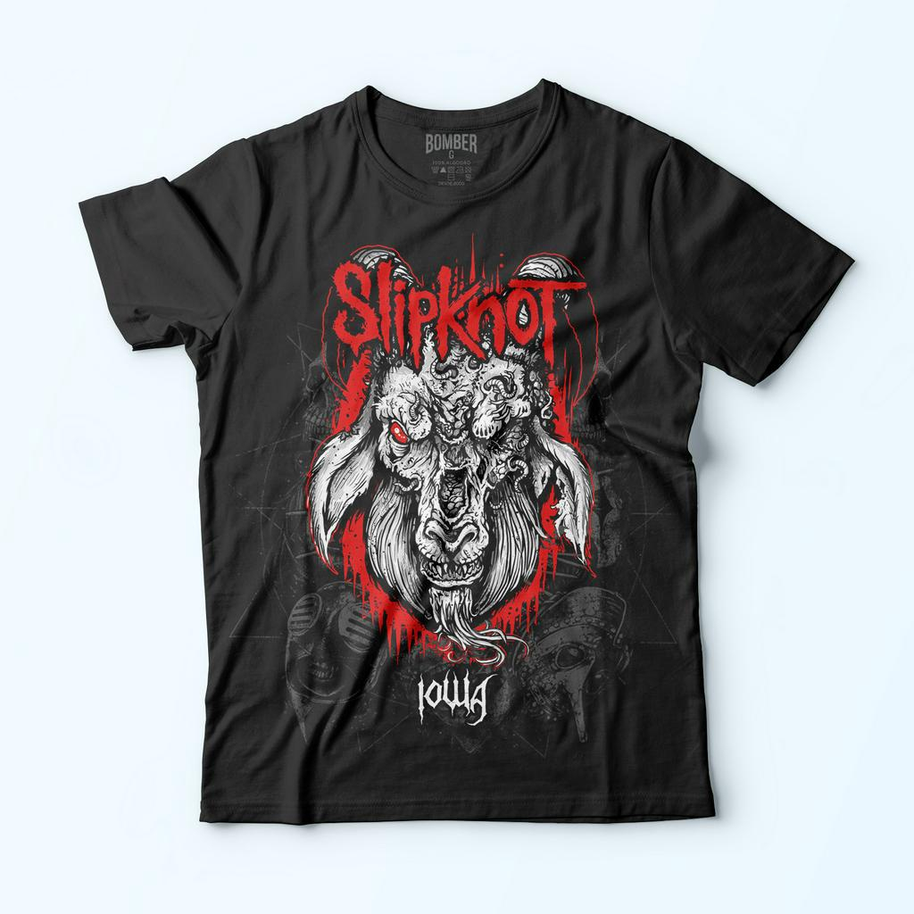 Camiseta Slipknot Nova Iowa Heavy Metal Bomber 100% algodão