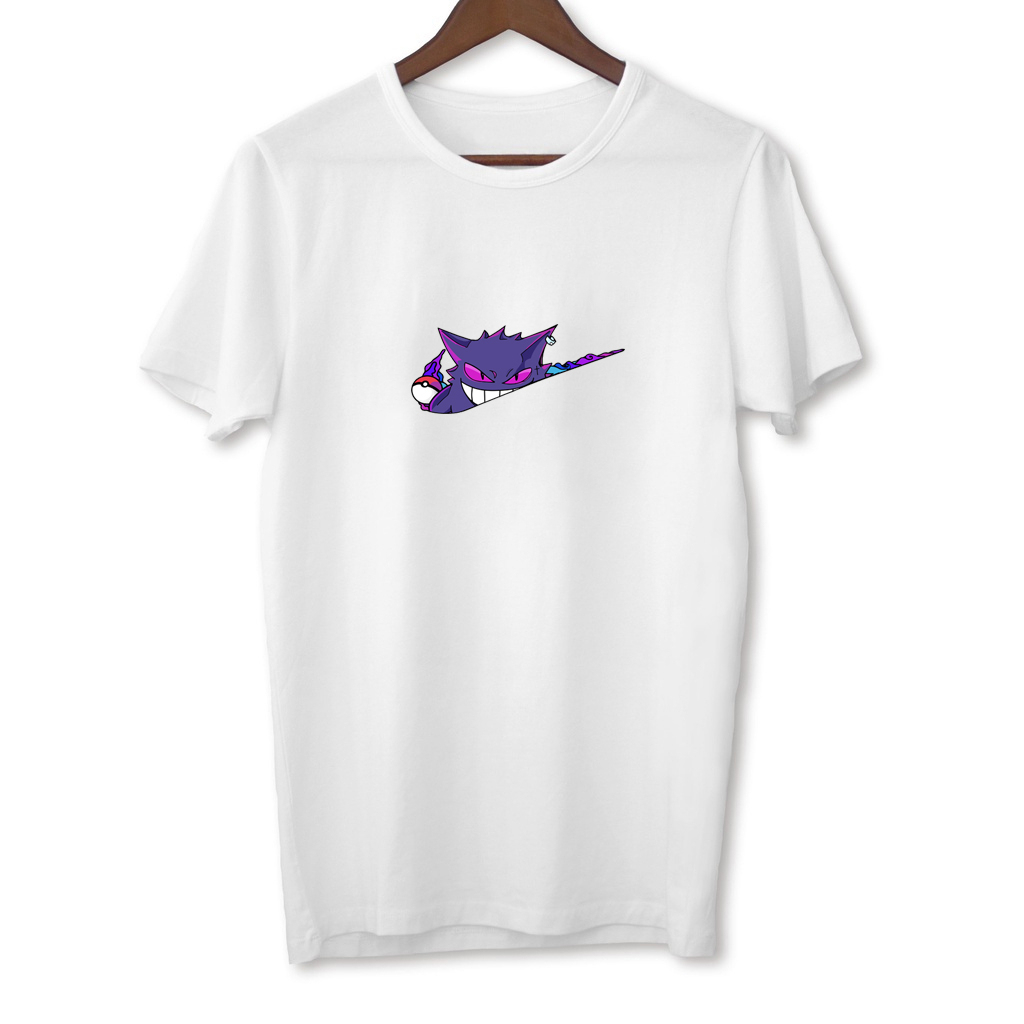 Camiseta Básica Algodão Unissex Pokemo Estilo Anime