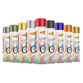 Tinta em Spray Metálico 400ml Mundial Prime