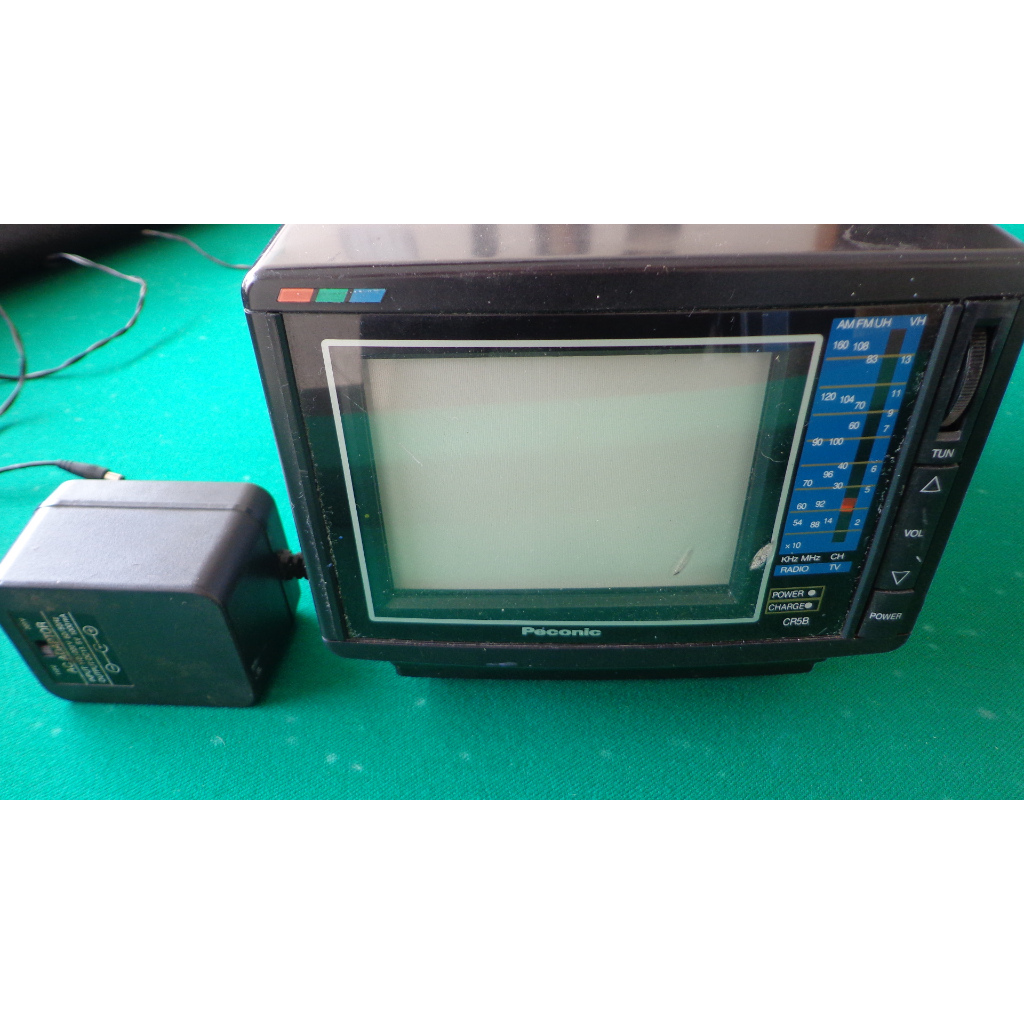 Radio E Televisão Tv tubo Portatil A Cores (colorida) 5 Polegadas