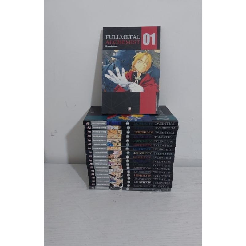 coleção de mangas fullmetal alchemist 1 ao 19 mangás FMA edição luxo jbc 1 ao 19