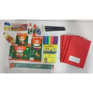 Kit Escolar Completo Para Doação - Lápis Caderno