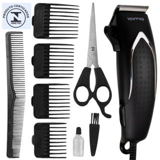 Maquina de Cortar Cabelo 220v Pelo Barba + Acessórios Iamo