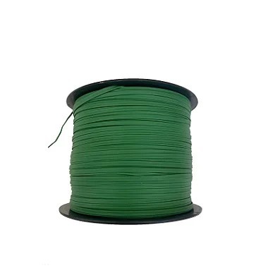 Arame duplo encapado (Amarrilho) - Verde - 15 metros