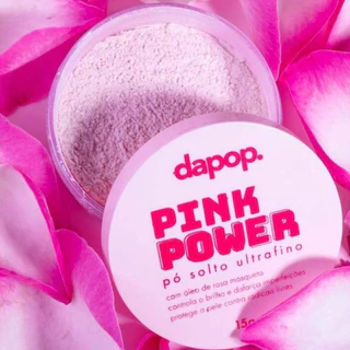 Pó Solto Ultrafino Rosa Mosqueta Pink Power - Dapop