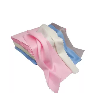 Kit de 10/50 unidades Flanela De poliéster- Para Limpar Óculos telas - Várias Cores