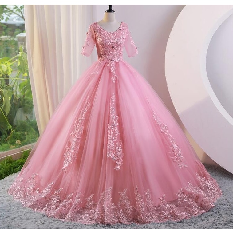 Vestido shops para debutante rosa