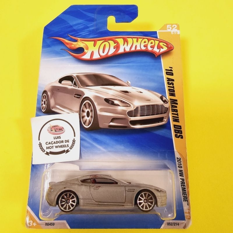 Aston Martin DBS Cinza Premiere Hot Wheels Lacrado | Shopee Brasil