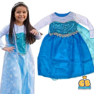 Dzyoleize Fantasia da Princesa Elsa Vestido de tule para meninas da Frozen  Vestido de baile para festa de Halloween, Carnaval, Natal, Aniversário e  Noite (as2, age, 3_years, 4_years, regular, Azul)