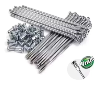 Raio Traseiro ou Dianteiro Cromado 4mm Fan Titan 125 150 160 Tambor Lona em Oferta na Shopee