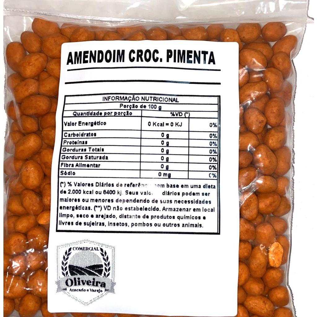 AMENDOIM CROC. PIMENTA SUAVE 1KG