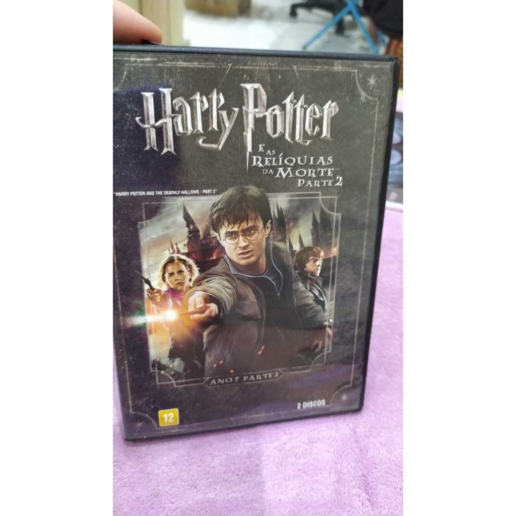 dvd HARRY POTTER e a reliquia da morte parte 2 Shopee Brasil