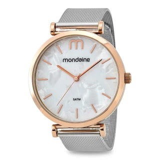 Relógio Mondaine Feminino Prata / Rose 53780Lpmvge2