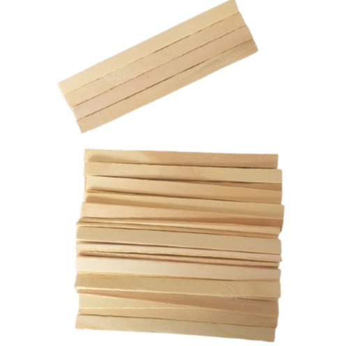 Palito de picolé quadrado 500 unidades