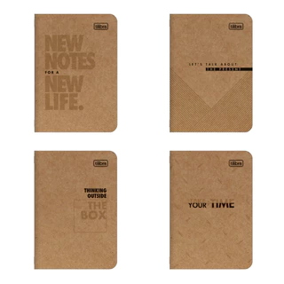 Caderneta Grampeada Kraftwork 32 Folhas Capa Flexível Tilibra
