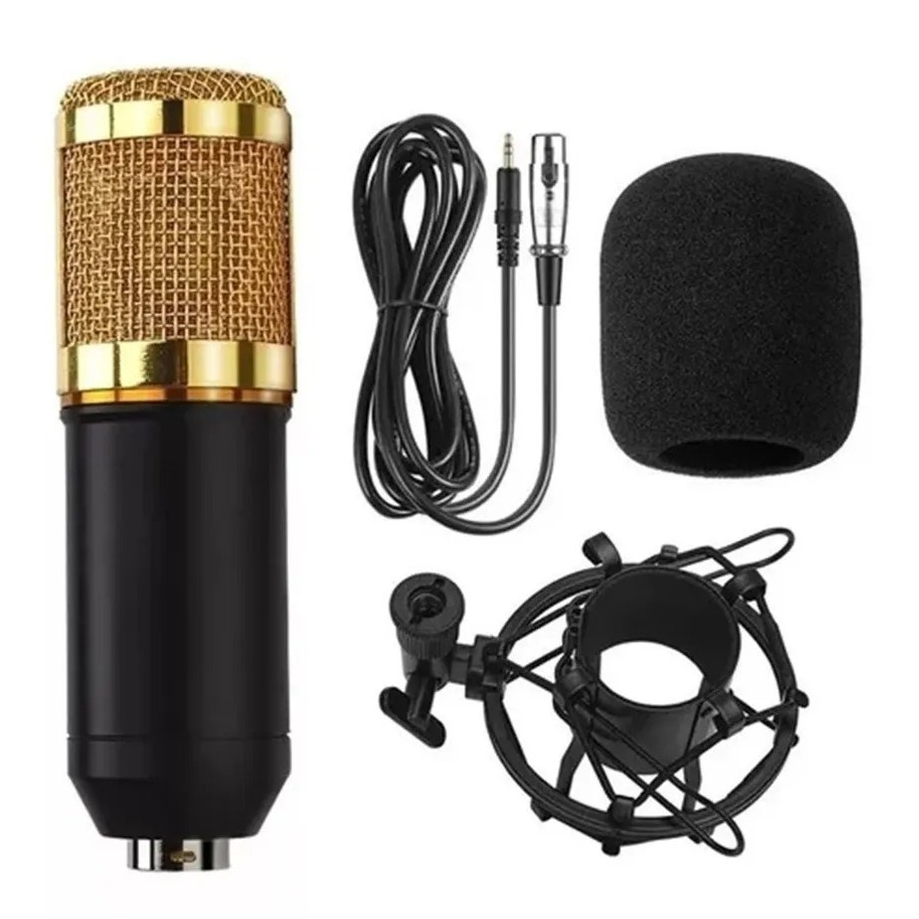 Microfone Bm-800 USB Estudio Gravação Profissional - E-THINK