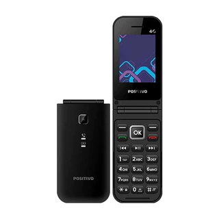 Celular Positivo P51 4G Para Idoso Botão SOS Lanterna Radio