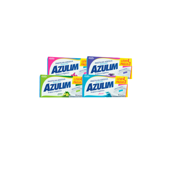 KIT-03 INIDADES DA PASTILHA ADESIVA AZULIM CAIXINHA- KIT C/3 CX ...