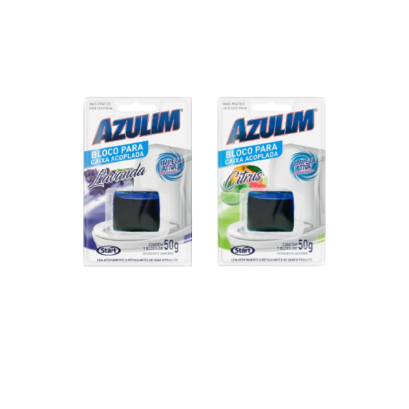KIT-BLOCO SANITÁRIO AZULIM-3 UNIDADES-mantém o vaso sanitário limpo e ...