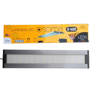 Luminária De Led Soma S-400 Wrgb 18w Bivolt 40-50cm Plantado