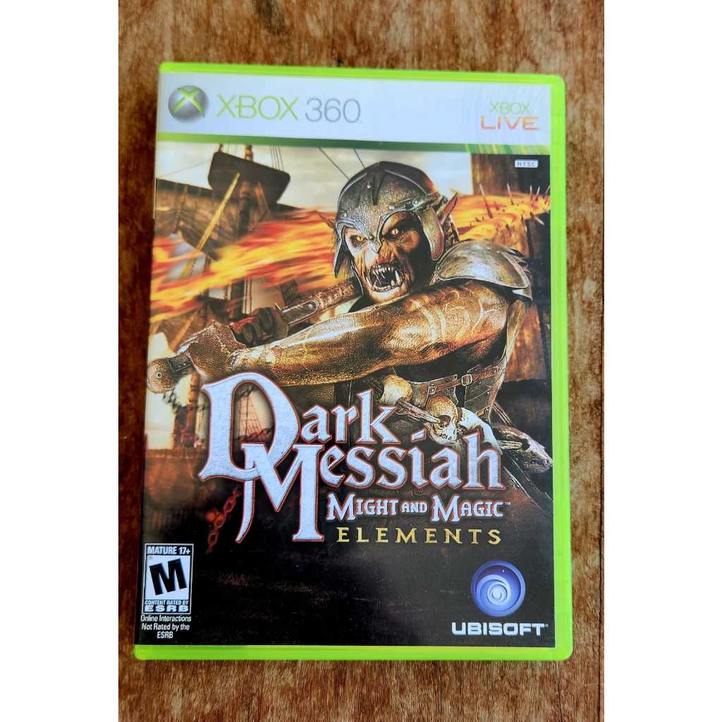 Dark Messiah Might And Magic Elements m dia F sica completa Xbox 360