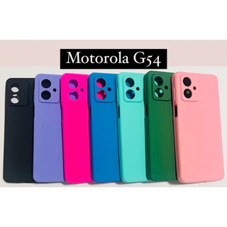 Capa Capinha para Motorola G54, silicone, aveludada, anti impacto..
