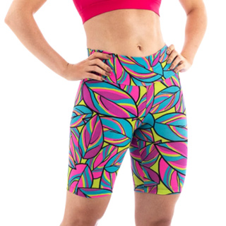 Bermuda Short Ciclista Feminino Academia Estampada P ao G3