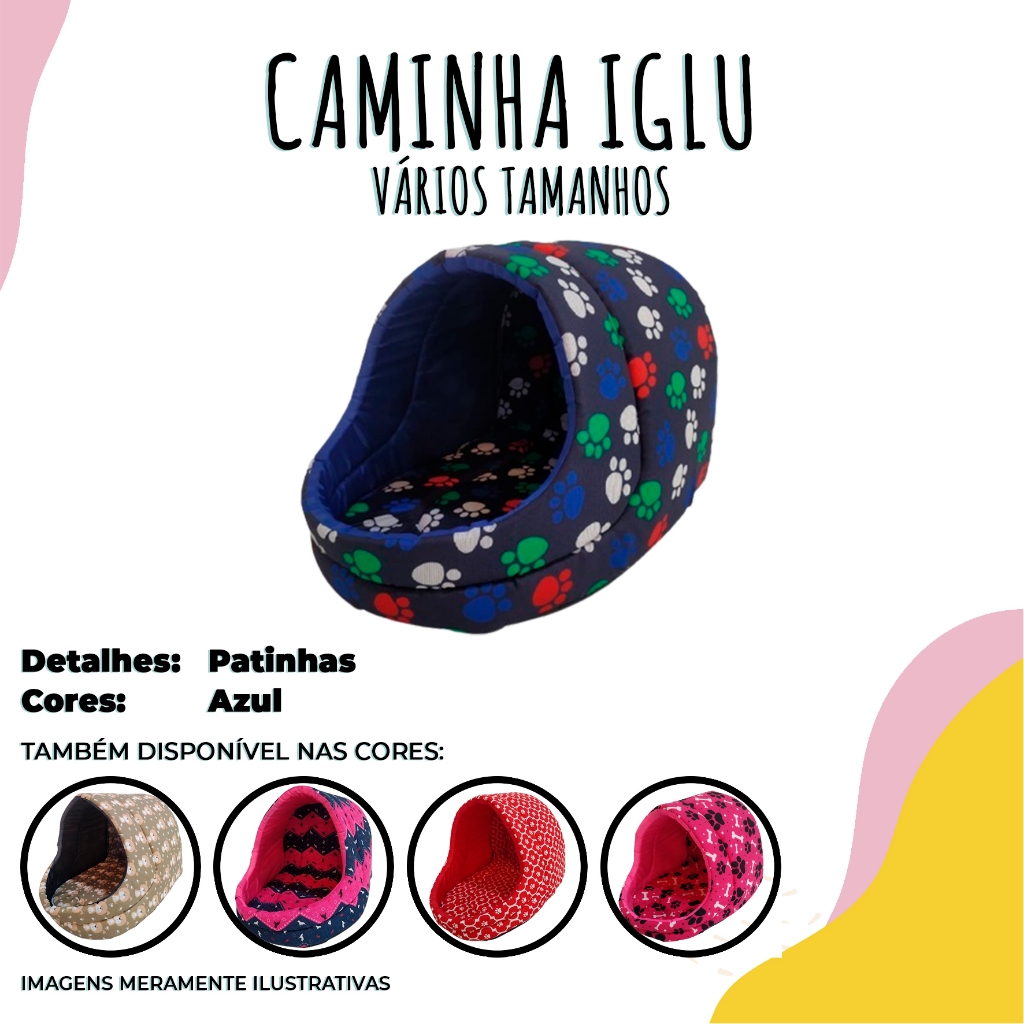 Casinha Toca Gato Cachorro Iglu Caminha Toca PROMOÇAO