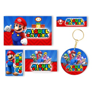 Super Mario Cartoon Color Adesivos, Consola de Jogos, Corpo